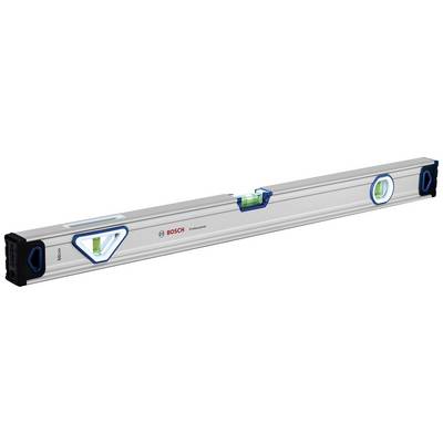 Bosch aluminiumsvaterpas med tre libeller til vandret og lodret justering.