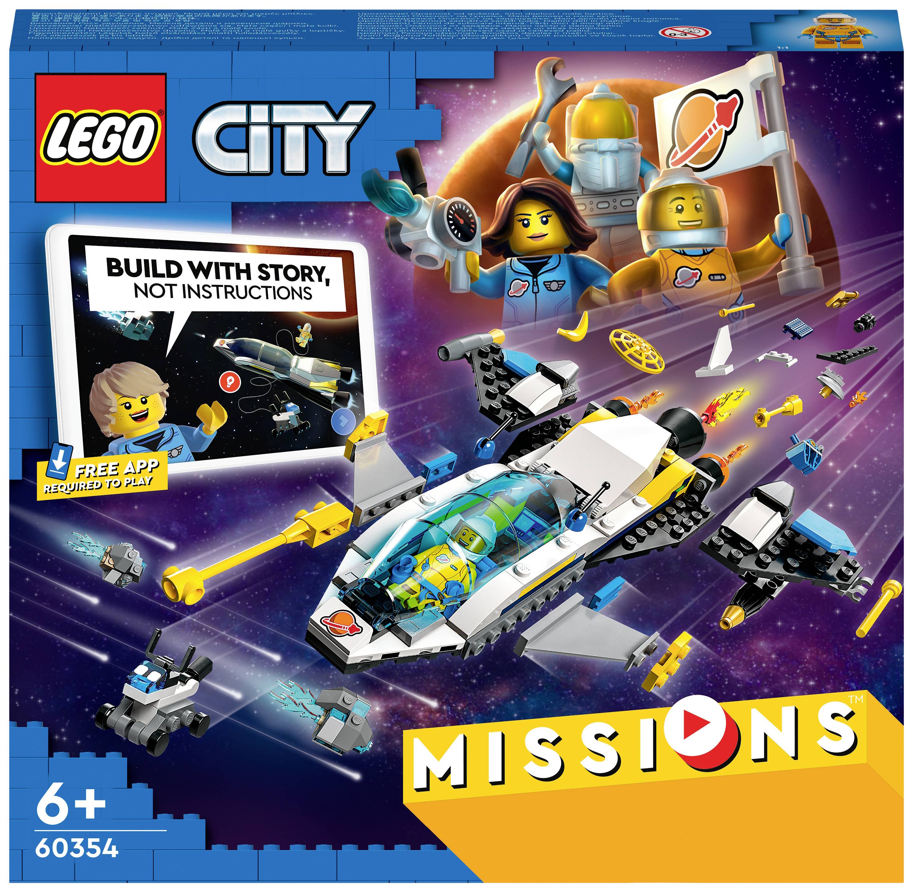 tack Metafor Onkel eller Mister LEGO® CITY 60354 Missioner i rummet | Conradelektronik.dk