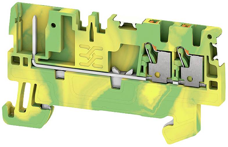 Weidmüller 2675730000 Jordklemme 3.5 mm Push-In-klemme, Stiktilslutning Grøn-gul 50 stk Package