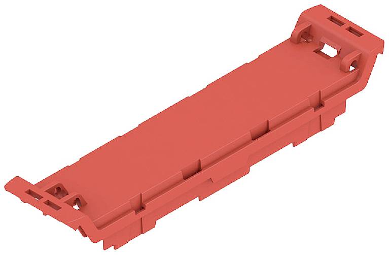Weidmüller CH20M22 F RD 2014 DIN-skinne-hus frontelement lukket, Til montering på DIN-skinne. 22.5 x 100.3 Plastic Rød 50 stk