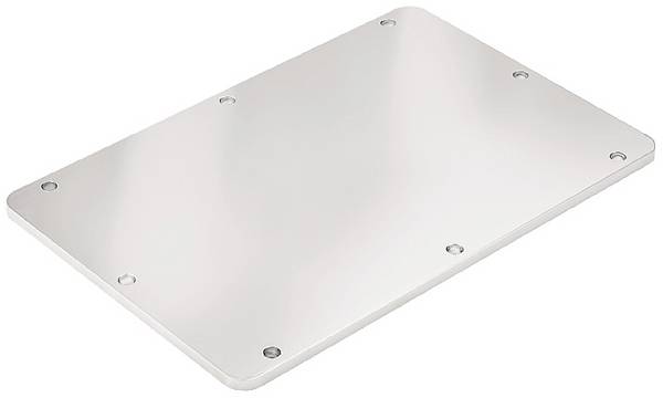 Weidmüller KTB GP 987420 CD S4 6MM 1256760000 Flangeplade  (L x B x H) 6 x 167 x 450 mm Ikke-rustende stål  1 stk