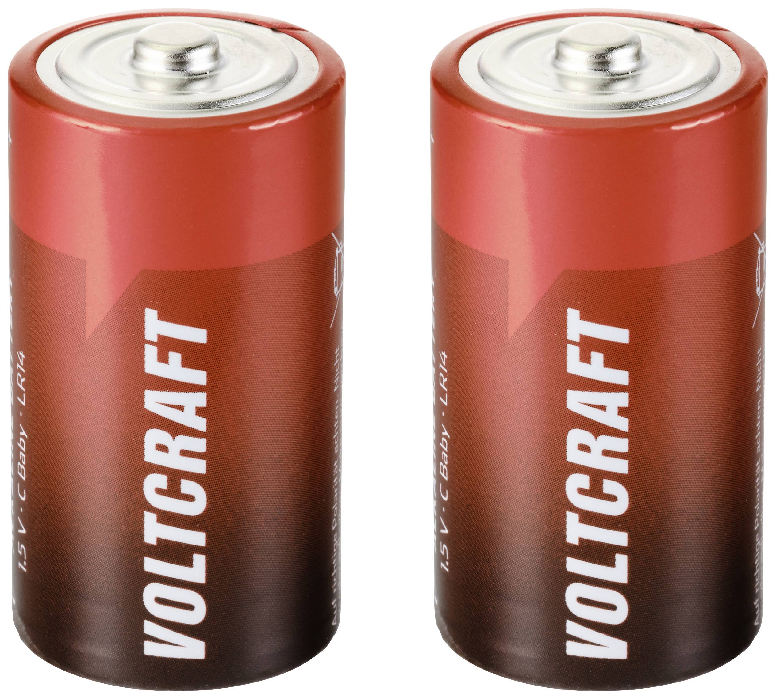 Personlig privat omhyggelig C-batteri R14 VOLTCRAFT Industrial LR14 Alkali-mangan 1.5 V 7500 mAh 2 stk  købe