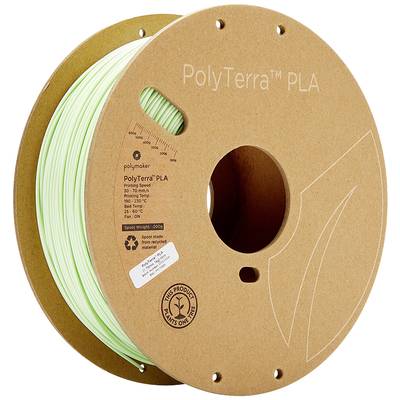 Polymaker 70869 PolyTerra PLA Filament PLA-plast med lavere kunststofindhold 1.75 mm 1000 g Mint  1 stk
