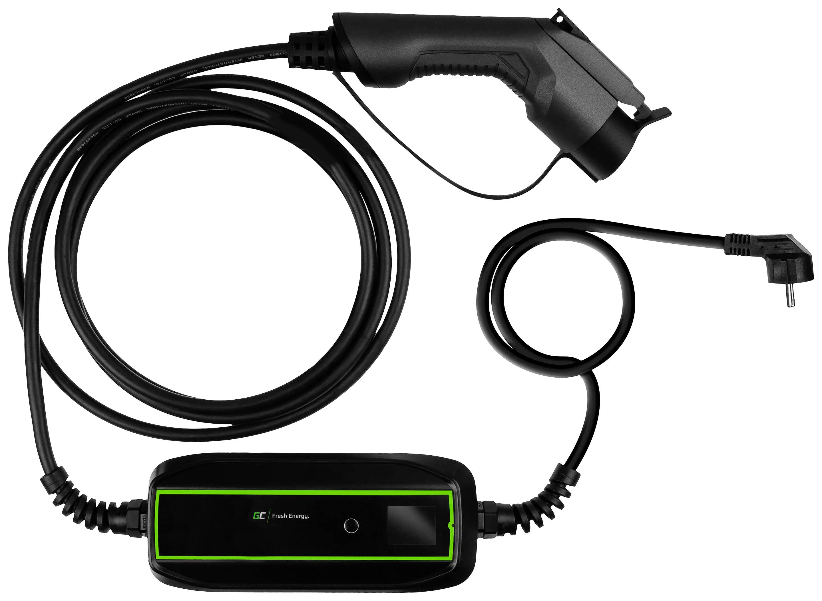 Green Cell EV PowerCable Mobil ladestation Type 1 16 A Antal forbindelser 1 3.6 kW-1