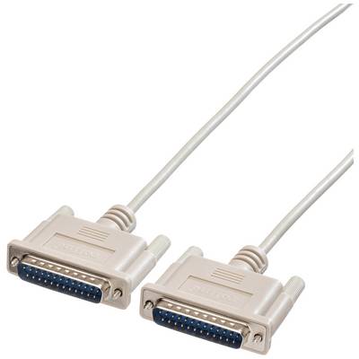 Et gråt parallelt printerkabel med to 36-benede stik, egnet til at forbinde printere med computere.