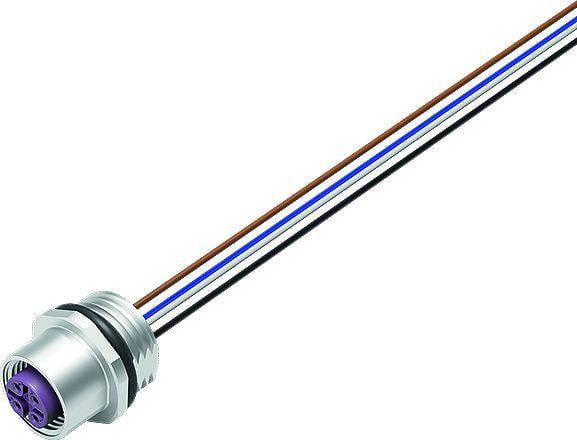 binder 76 0134 0011 00104-0200-20 Sensor-, aktuator-stik, Tilslutning, lige Pol-tal (RJ): 4 1 stk