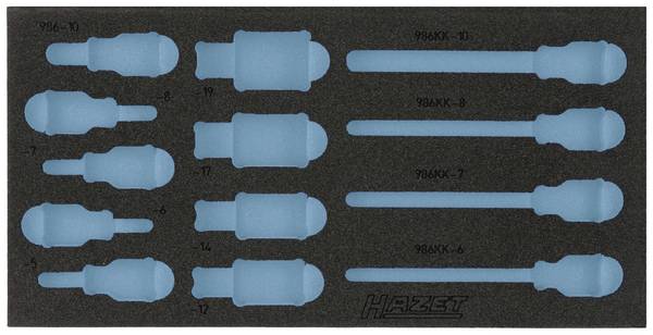 Hazet 163-220L 163-220L Skumplastindlæg  (L x B) 342 mm x 172 mm