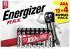 Energizer AAA-batteri Max Alkali-mangan 1.5 V 16 stk