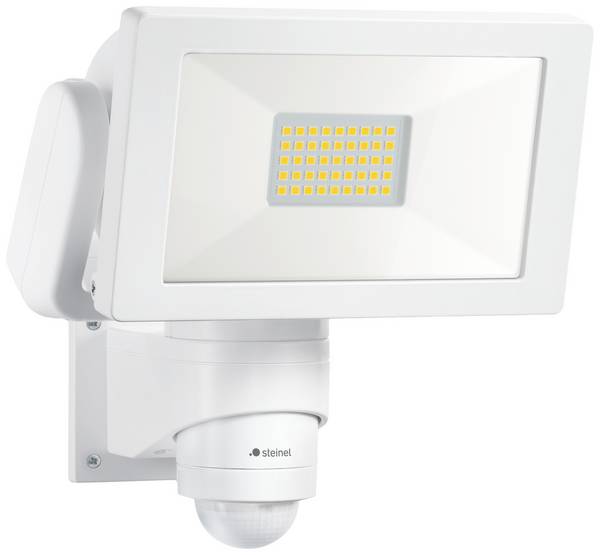 Steinel LS 300 S WS 067588 LED-udendørslyskaster med bevægelsessensor EEK: F (A - G) 29.5 W Lysfarve: hvid