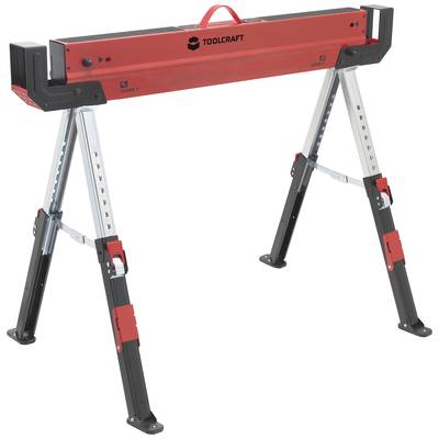 TOOLCRAFT TO-7726197 Stål Savbuk Kan indstilles i højden 300 kg (B x H x T) 520 x 620 x 1088 mm 9.3 kg 1 stk