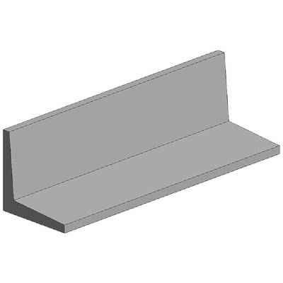 Polystyrol L-profil (L x B x H) 350 x 4 x 4 mm 3 stk