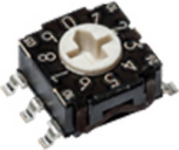 C & K Switches RTE1602V44 Koderingskontakt Hexadecimal Afbryderpositioner 16 1 stk Bulk