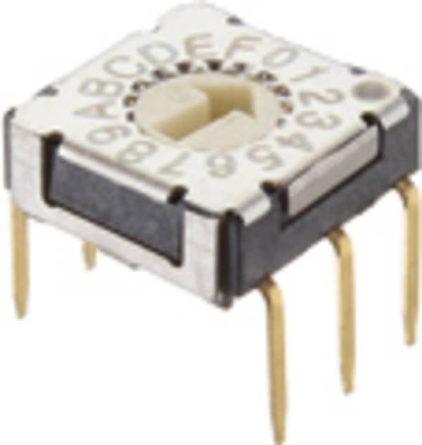 C & K Switches RTF04R0C Koderingskontakt BCD Afbryderpositioner 4 1 stk Tube