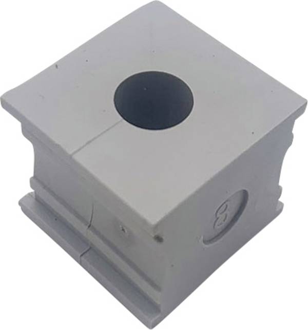 TRU COMPONENTS ELT 8 Kabelgennemføring slidset Klemme-diameter (max.) 9 mm Elastomer Grå 1 stk