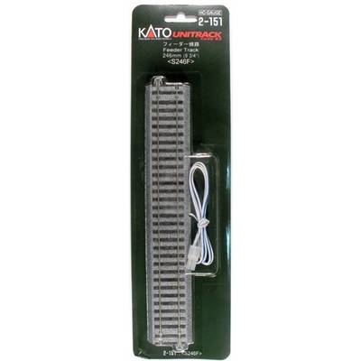 H0 Kato Unitrack 2-151 Forbindelsesspor 246 mm 1 stk