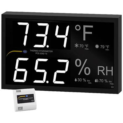 PCE Instruments PCE-EMD 10-DAkkS PCE-EMD 10 Indbygningsmåler Kalibreret (DAkkS) 0 til 99.9 % rF