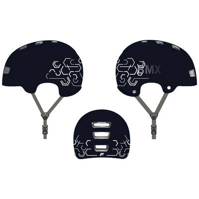 FISCHER FAHRRAD Plus Jump S/M BMX-hjelm Sort Konfektionsstørrelse=S/M Hovedmål=54-58 cm