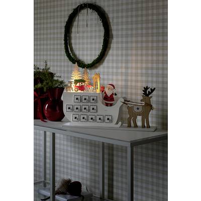 Konstsmide 3278-210 Figurine en bois maison, marché blanc chaud LED Konstsmide 3278-210 Figurine en bois maison, marché blanc chaud LED