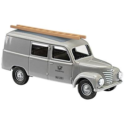Busch 8666 TT Personbil model Framo Halvbus grå post