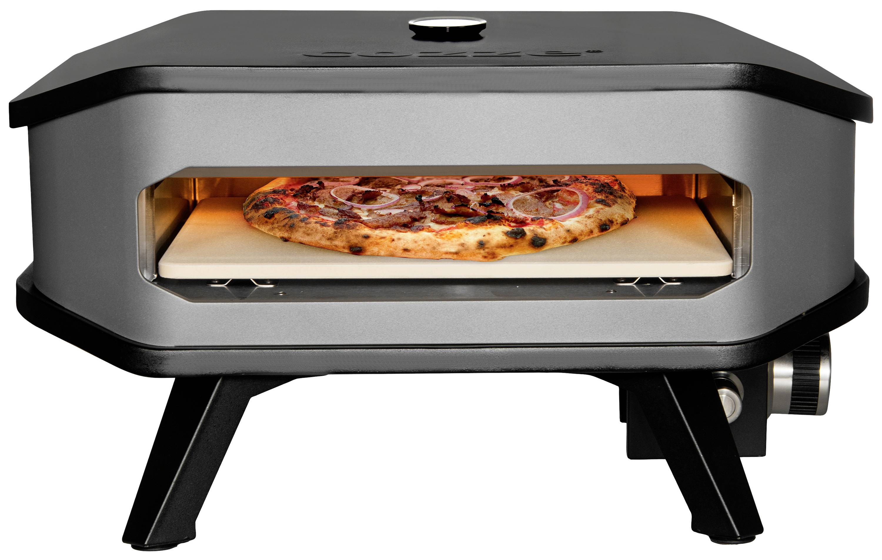 mad bekræfte Biprodukt Cozze 90349 Pizzaovn med termometer og pizzasten | Conradelektronik.dk
