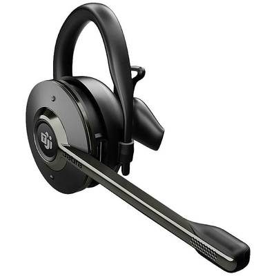 Jabra Engage 55 Telefon On Ear-headset DECT Mono Sort Lydstyrkeregulering, Indstilling af lydløs mikrofon, Mono, Ørebøjl
