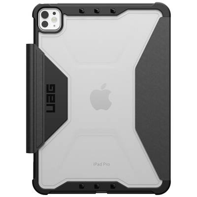 En robust sort beskyttelsesramme til et iPad Pro med synligt Apple-logo og mærkenavnet 'UAG' på siden.