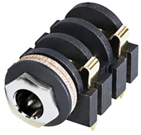 Rean AV NYS2152G Jack-stik 6,35 mm Bøsning Poltal: 3 1 stk