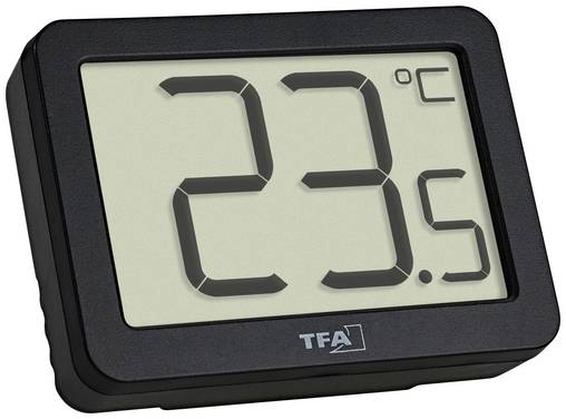 TFA Dostmann Digitales Thermometer Termometer Sort 30.1065.01