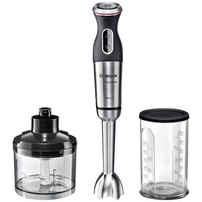 Bosch Haushalt MS8CM6120 Stavblender 1000 W med blenderskål Rustfrit stål, Sort