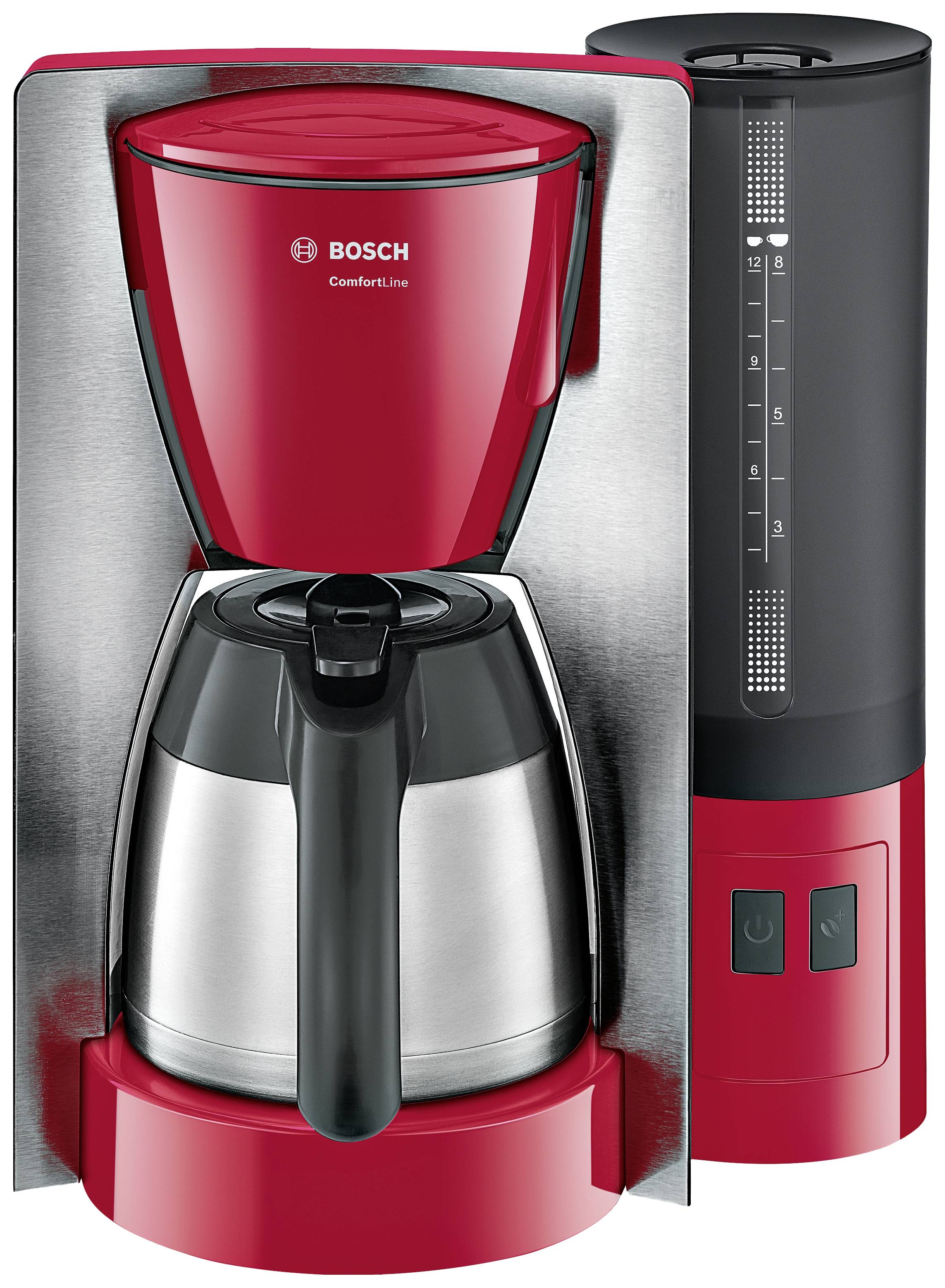 Bosch Haushalt TKA6A684 Kaffemaskine Rød, Sort Kapacitet kopper=8 købe