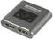 En switch til to HDMI-indgange med mærkningerne 'DP1' og 'DP2'. Øverst påskriften 'speaka PROFESSIONAL'.