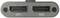 To DisplayPort-stik på en elektronisk enhed, mærket 'DP1' og 'DP2', egnede til monitoropkoblinger.