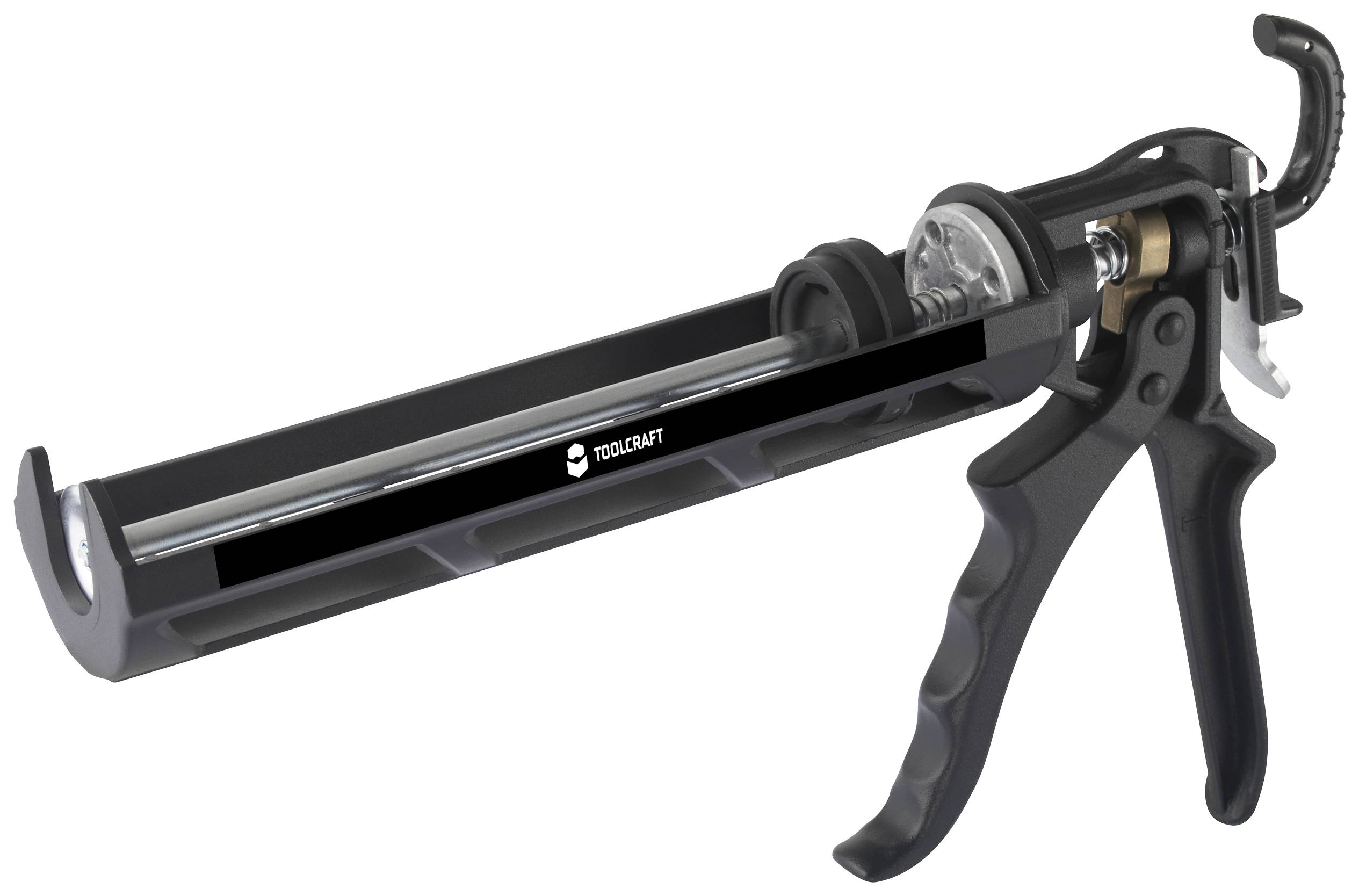 Patronpistol med ergonomisk greb. Velegnet til påføring af fugemasse eller lim fra patroner.