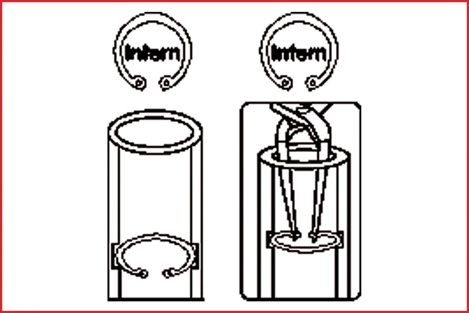 KS Tools Sicherungszange 500.1320 - 1mm Für Präzise Arbeiten