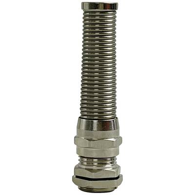 TRU COMPONENTS HX-NZM12 Kabelforskruning med trækaflastning M12 Messing Messing 1 stk
