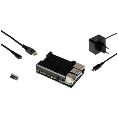 Raspberry Pi®  Raspberry Pi® 4 B  2 GB 4 x 1.5 GHz inkl. strømforsyning, inkl. Noobs OS, inkl. HDMI-kabel, inkl. kabinet
