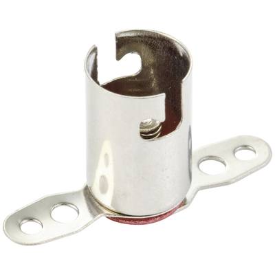 TRU COMPONENTS TC-10477732 Lampefatning Sokkel: BA9s Tilslutning: Loddeøsken 1 stk