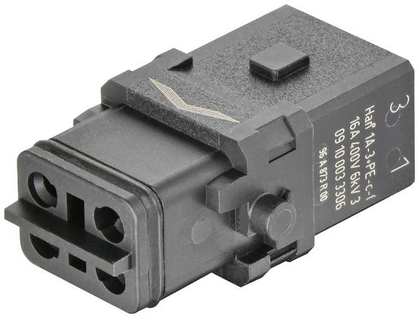 Stikforbindelse Han 1A-3+PE-C-f 09100033306 HARTING 1 stk Piece