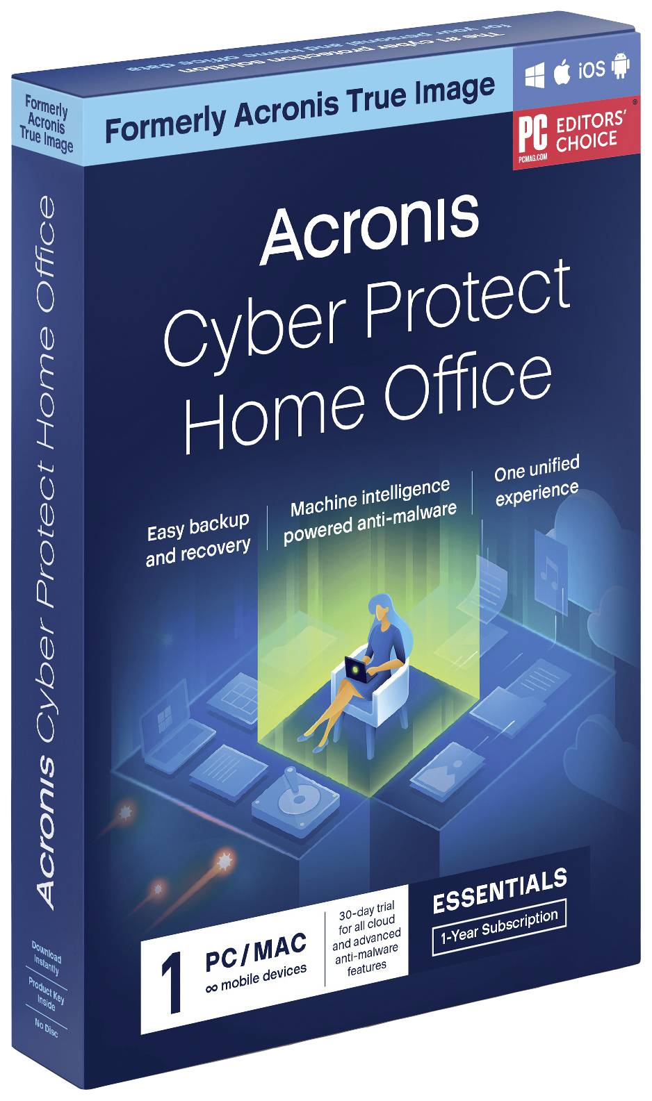 Sikkerhed Acronis Cyber Protect Home Office Essentials DE Windows, Mac