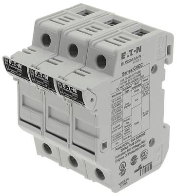 Eaton CHCC3DU Sikringsholder 3-faset Passer til Finsikring 10,3 x 38 mm 3-polet 30 A 600 V 4 stk