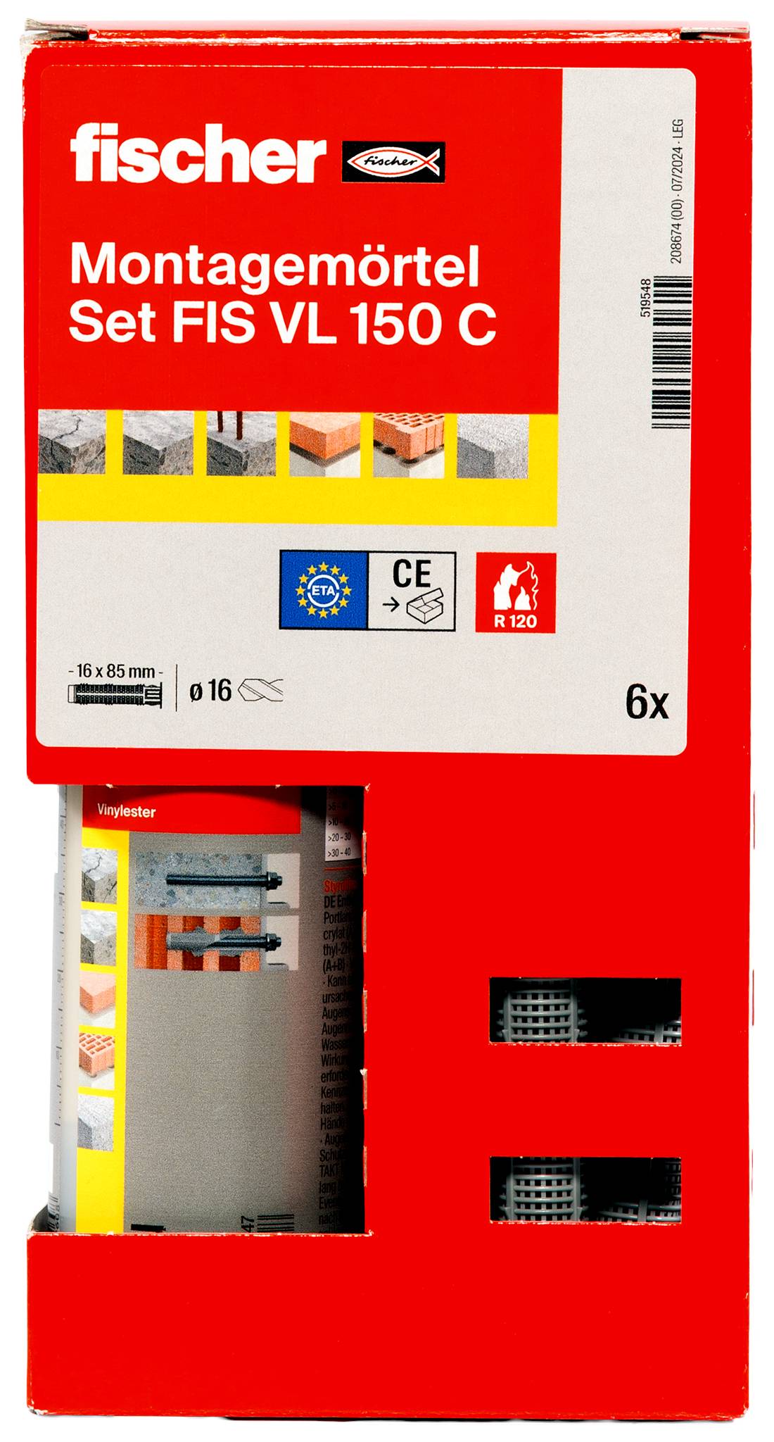 Fischer FIS VL 150 C Set Mørtel 145 ml-2