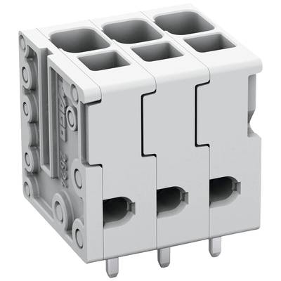 WAGO 2624-3102/000-005 Printklemme 6 mm² Poltal 2 Rød 200 stk
