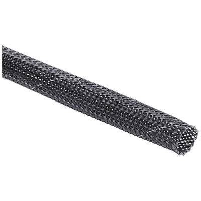 HellermannTyton 170-81005 HEGPETFR10-PET-BK Strømpeflexslange Sort Polyester 9 til 15 mm Metervare