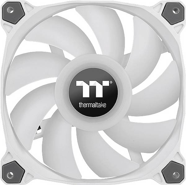 Thermaltake CL-F098-PL14SW-A PC-kabinet-blæser Hvid (B x H x T) 190 x 56 x 143 mm Inkl. LED-belysning, Inkl. RGB-belysningsstyring