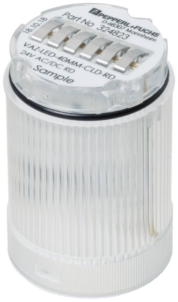Pepperl+Fuchs Permanent lys-element  VAZ-LED-40MM-CLD-RD 324823  Rød  24 V DC/AC