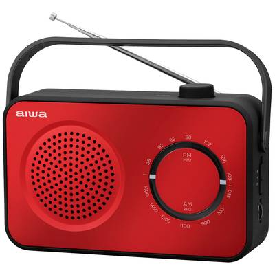 Kuffertradio Aiwa R-190RD FM, AM (1018)   Rød