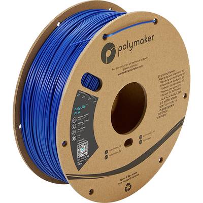 Polymaker PA02005 PolyLite Filament PLA-plast  1.75 mm 1000 g Blå   1 stk