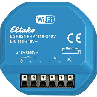 Eltako ESR62NP-IP/110-240V Funk/Trådløs Trådløst relæ Elektrisk stød Planforsænket