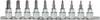 KS Tools 918.3970 Topnøglesæt 3/8" (10 mm) 918.3970