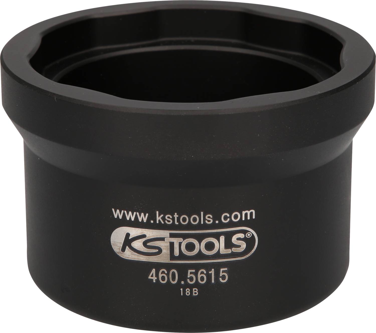 Sort KS TOOLS universal-led, modelnum. 460.5615, med påtrykt logo og hjemmeside 'www.kstools.com'.